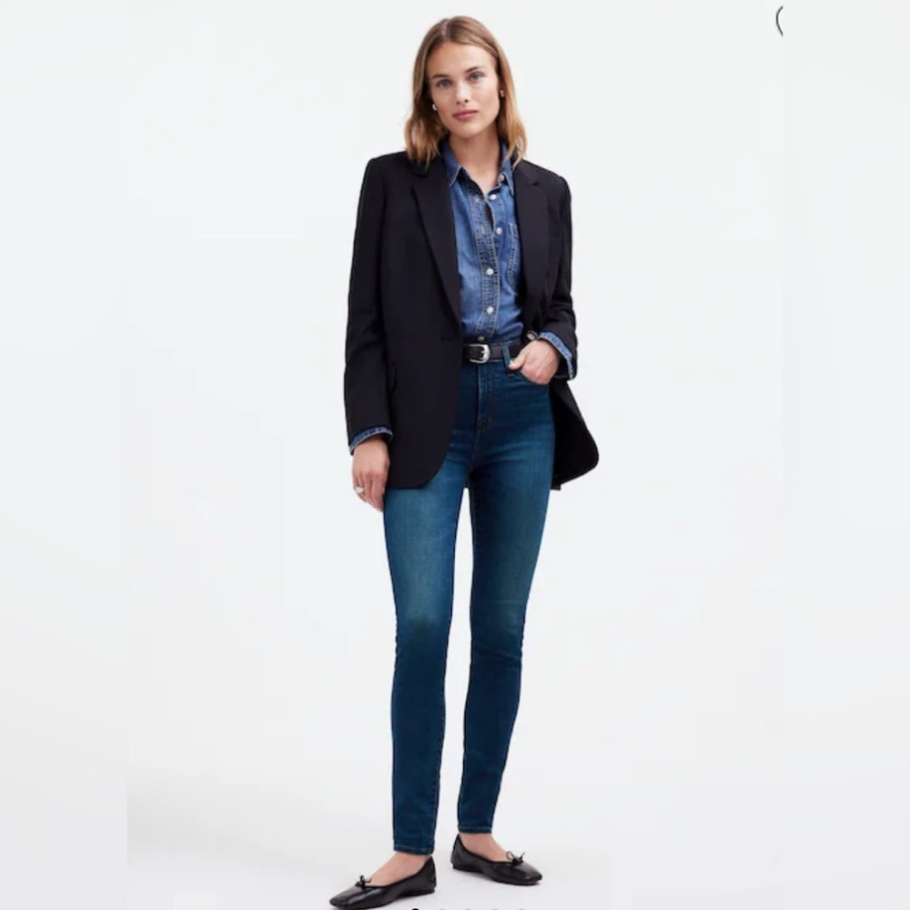 MADEWELL 10" High-Rise Skinny Jeans Sz 26 - Picture 10 of 14